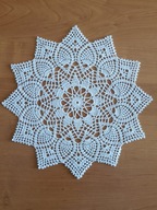 SERWETA SERWETKA SZYDEŁKOWA Z KORDONKA /RĘKODZIEŁO ROBÓTKI RĘCZNE SZYDEŁKO