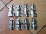 MIKOŁAJ STARA FORMA DO CZEKOLADY 4 SZTUKI