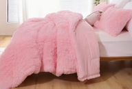 KOMPLET POŚCIELI POLAROWEJ 180x220 CIEPŁA MIKROFIBRA MIŚ WŁOCHACZ