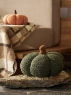 SUPER PODUSZKA W KSZTAŁCIE DYNI DEKORACJA NA JESIEŃ ZIELONY KOMPLET 3 SZT.