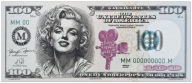 *KP* 100 dolarów Marilyn Monroe (seria MM 000.......0 M) - Matej Gabris