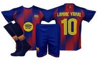 Komplet piłkarski YAMAL Barcelona koszulka spodenki skarpety rozm. 134