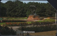 Karta używana Nr 27 100 imp. "Warszawa - pomnik Chopina" w stanie dobrym