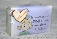 LUKSUSOWE MYDŁO WŁOSKIE ZAMBIASI 100 g WINOGRONO JAGODY - SUPER NA PREZENT!