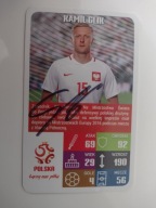 Karty Top trumps autograf Polska Kamil Glik PZPN