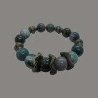 Agaty Indyjskie....Unikalna bransoletka z dużych agatów indyjskich