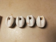 stare izolatory izolatorki typu jajko - radio detektor kryształkowy 4 szt.