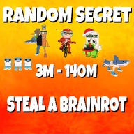 ROBLOX STEAL A BRAINROT RANDOM SECRET 3M - 140M