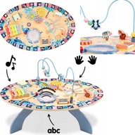 STOLIK DLA DZIECI WIELOFUNKCYJNY INTERAKTYWNY EDUKACYJNY SENSORYCZNY 7W1