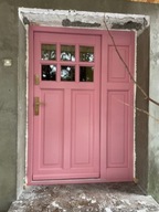 DRZWI ZEWNĘTRZNE DREWNIANE DWUSKRZYDŁOWE Dz73