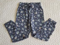 Cool Club piekne spodnie niebieskie w kwiatki na lato nowe roz 122