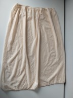 Śliczna bielizna halka UK 22/24 EUR 50/52 100% nylon beż