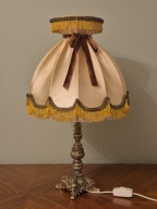 MOSIĘŻNA LAMPA NOCNA STOŁOWA Vintage Retro