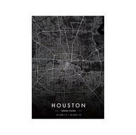 Plakat „Mapa Miasta” – Minimalistyczny Plakat Mapowy