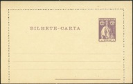 Bilhete Carta Republica Portuguesa Guine 2 1/2 1900