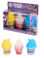 ZESTAW DO ROBIENIA SANDY SLIME GLUT 1x Magiczny Piasek + 2x Slime Shaker