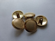 GUZIK METALOWY - JASNE ZŁOTO - guziki - 20 mm