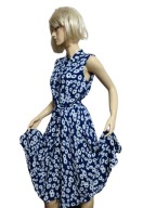 HOBBS sukienka rozkloszowana margaretki 38/40