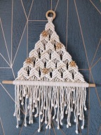 Choinka z makramy - handmade