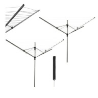 Suszarka ogrodowa przenośna Promis z pokrowcem 4 ramiona 50 m