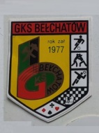 GKS BEŁCHATÓW GÓRNICZY KLUB SPORTOWY PIŁKA NOŻNA NAKLEJKA WLEPKA PRL