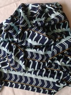 Kupon włoskiej jedwabnej satyny z lycrą 136x275