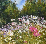 Polana" obraz olejny na płótnie 30x30cm , oryginał Garncarek Al,,,