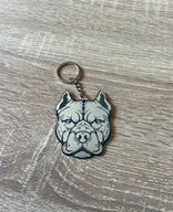 Porządny breloczek na co dzień BRELOK zawieszka do kluczy Amstaff pitbull