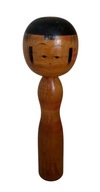 Oryginalna japońska lalka kokeshi typ tradycyjny rodzina Yajiro 31 cm