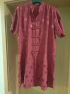 Tunika XXL RGOC ART NA czerwona jedwab cudo