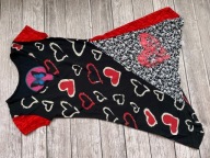 DESIGUAL śliczna SUKIENKA TUNIKA rozm.S serduszka