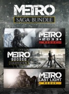 3 GRY METRO SAGA BUNDLE EXODUS 2033 LAST LIGHT REDUX STEAM KLUCZ KOD PL PC