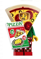 LEGO 71025 SERIA 19 - PAN W KOSTIUMIE PIZZY PIZZA COSTUME GUY