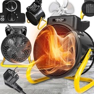 NAGRZEWNICA ELEKTRYCZNA CERAMICZNA 2000W TERMOSTAT GRZEJNIK VENOM BUDOWA