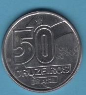 (1BZ49) Brazylia 50 cruzeiros, 1992