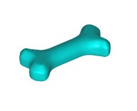 LEGO Kość - krótka - Dark Turquiose - 93160