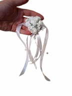 OZDOBA STROIK DO ŚWIECY KOMUNIA CHRZEST