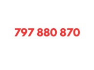 797 880 870 STARTER NJU MOBILE KARTA SIM UNIKATOWY ZŁOTY PROSTY ŁATWY NUMER