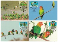 10-MC-GK86- Malawi,WWF,2009- Ptaki-Papugi