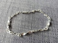 Rytosztuka srebrna stara bransoletka