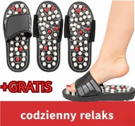 Klapki Zdrowotne do Akupresury i Masażu Stóp M (40–41) Regeneracja + GRATIS