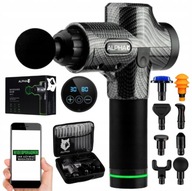 ZESTAW PISTOLET DO MASAŻU CIAŁA MIĘŚNI ELEKTRYCZNY MASAŻER Alpha AMG-01