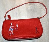 Torebka, czerwona, francuski styl