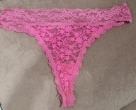 Stringi koronkowe , majtki różowe