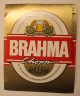 ETYKIETA - BRAHMA Chopp - BRAZYLIA - RARYTAS, UNIKAT