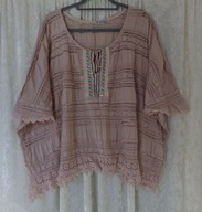 WŁOSKA BLUZKA EVER BLOOM HAFT BOHO KORONKA