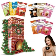 KALENDARZ ADWENTOWY PREZENT NA ŚWIĘTA 24 TOREBKI BOŻE NARODZENIE CAPPUCCINO