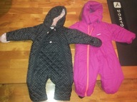 2 kombinezony zimowe WED'ZE z Decathlon i RESERVED ocieplane 74 dziewczynka