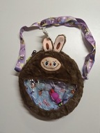 TOREBKA LABUBU Z BRELOCZKIEM NIESPODZIANKĄ DLA DZIECI BRĄZOWA MAŁA