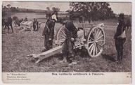 Artylerią Bateria 75 mm MANIERKA 1914r. FRANCJA 739b